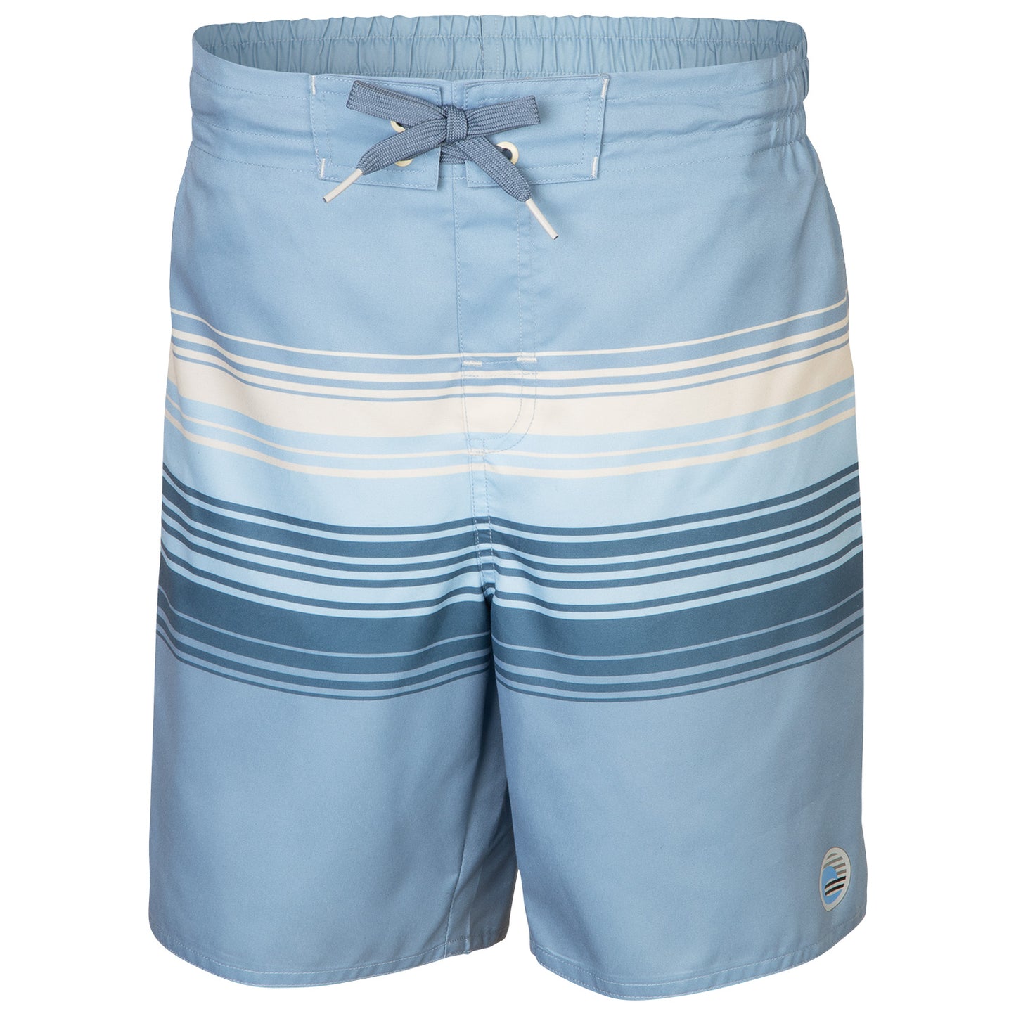 Laguna Boys' Midway Stripe E Board Shorts - Blue, XL (18/20)