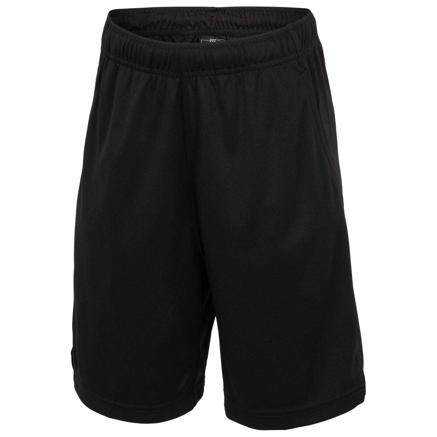 Fit Essentials Youth Training Shorts - Black, Size Small