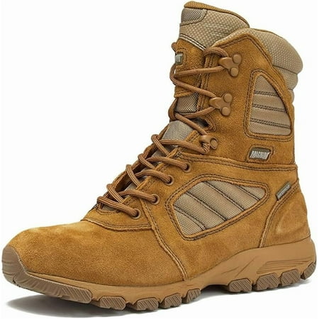 Magnum Men's Mag Shield 8.0 Waterproof Side-Zip Work Boots - Tan, Size 8