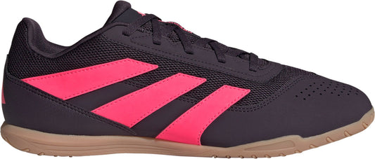 Adidas Predator Club Indoor Sala Soccer Shoes - Aurora Black/Turbo/Gum, 8M/9W