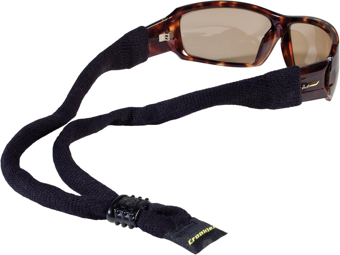 Croakies Cotton Suiters Eyewear Retainer - Black, XL