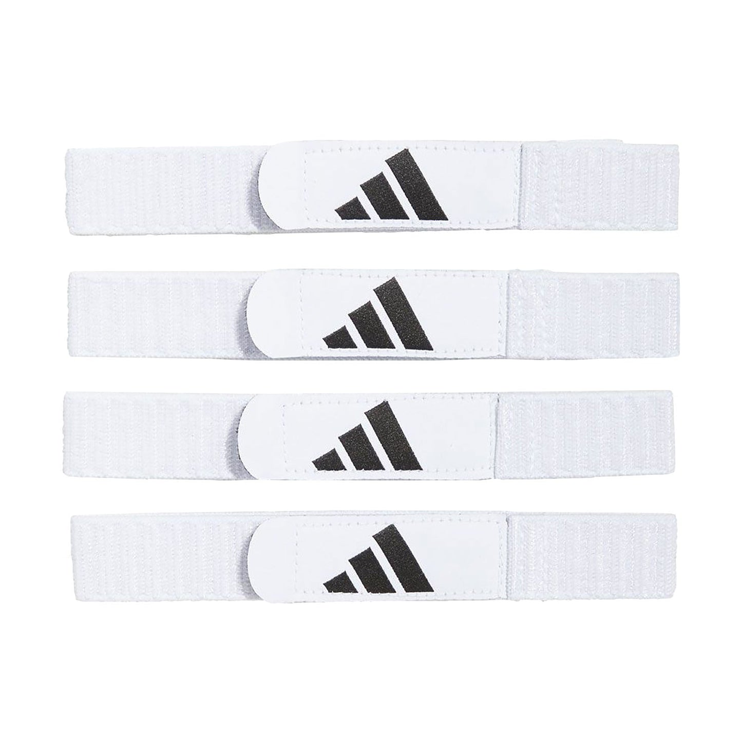 Adidas Soccer 2.0 Shin Guard Straps - White/Black, One Size