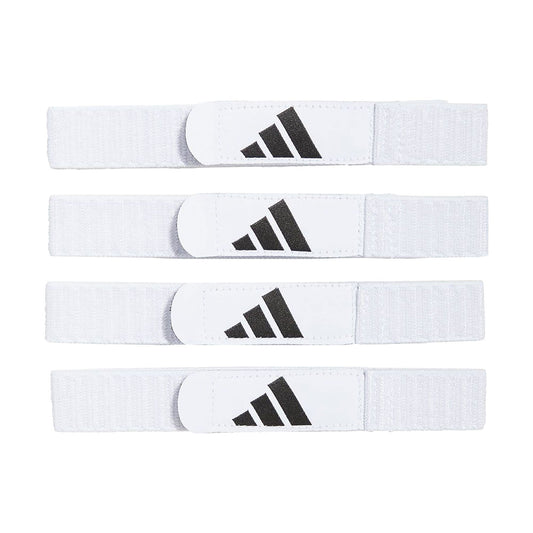 Adidas Soccer 2.0 Shin Guard Straps - White/Black, One Size