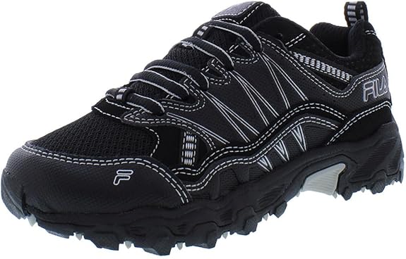 Fila Kids' AT Peake 21 Trail Running Shoes - Black, Size 6