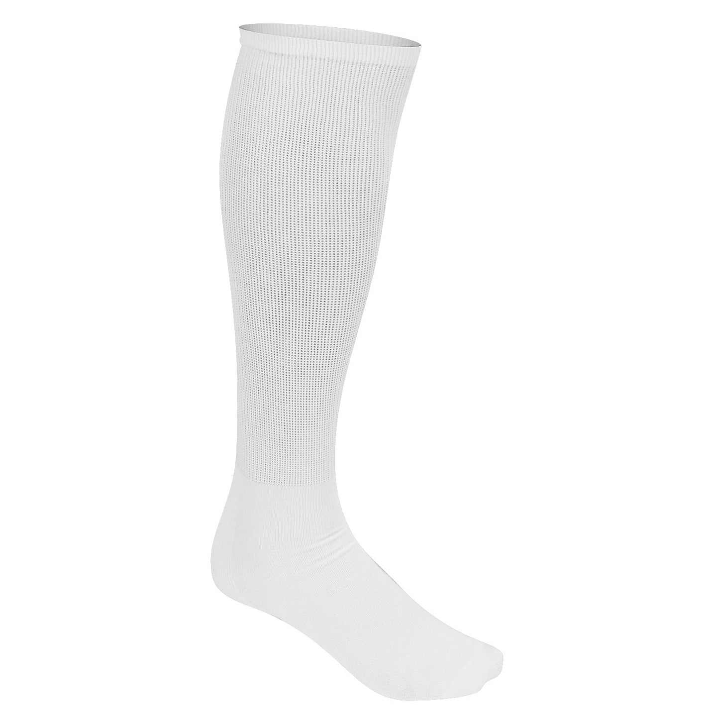 EcoSox Premier Junior Over-the-Calf Soccer Socks - 2 Pack, White, Size 5-7
