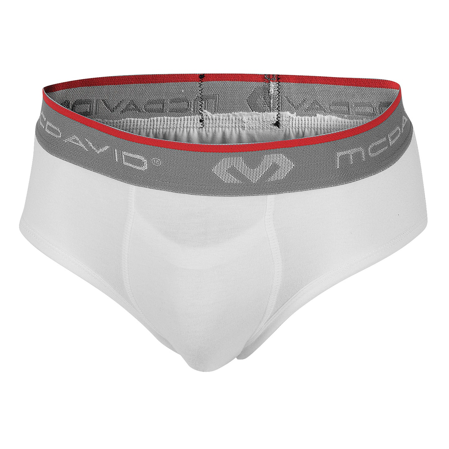 McDavid Youth Classic Athletic Brief with Flex Cup - White, Regular