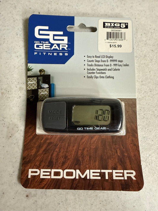 Go Time Gear Multifunctional Fitness Pedometer - Step, Distance, and Calorie Tracker