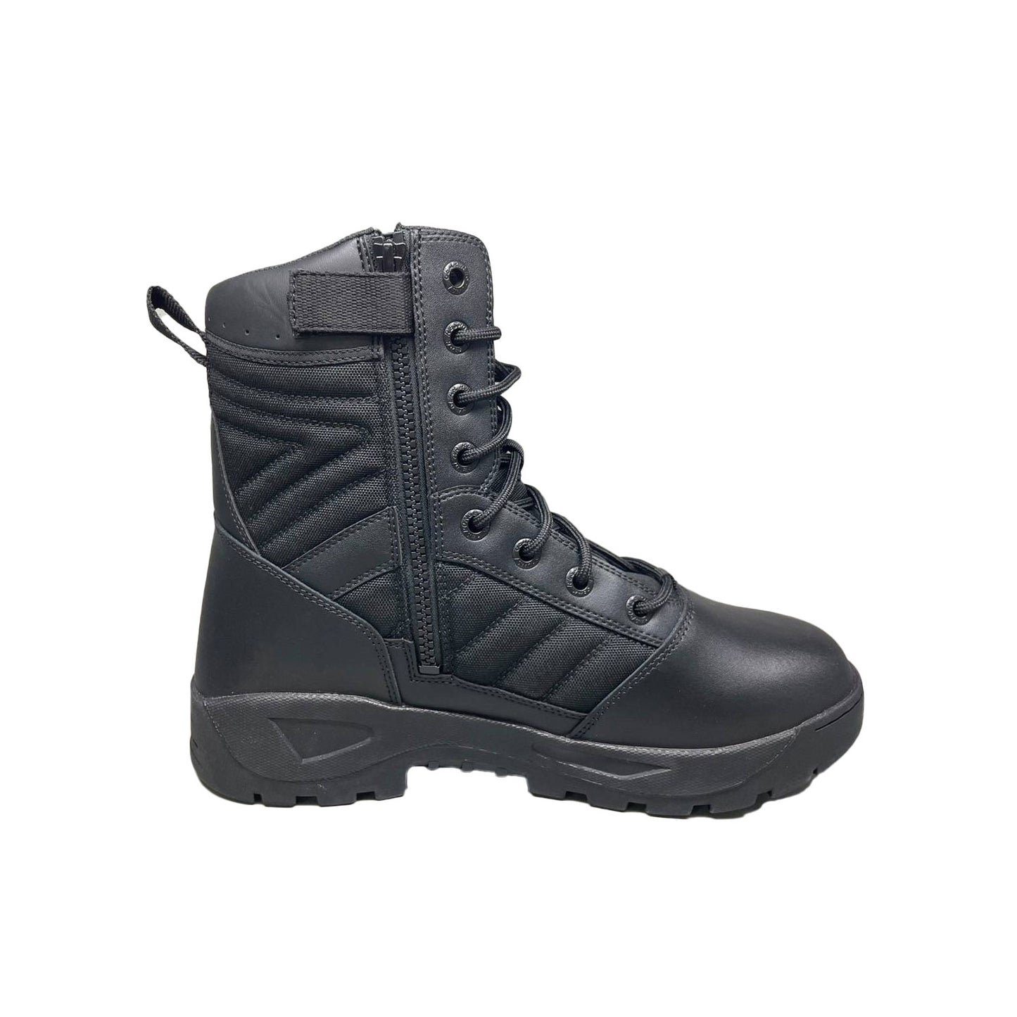 Response Gear Men's 8" Side-Zip 3.0 Tactical Service Boots - Black, Size 8.5