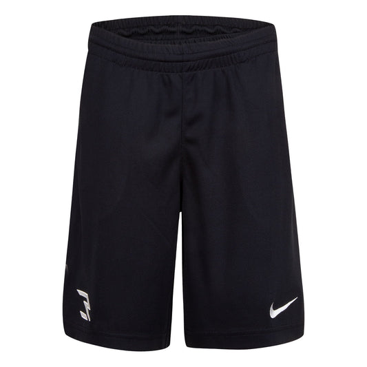 Nike 3BRAND by Russell Wilson Boys' Mesh Athletic Shorts - Black, XL