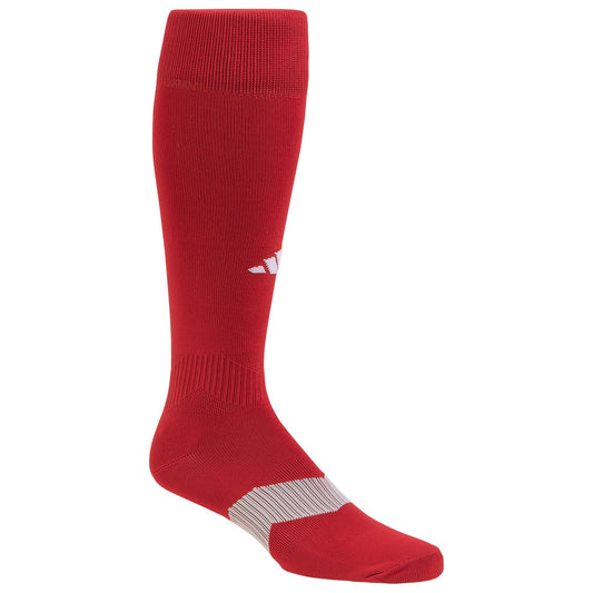 Adidas Metro VI Soccer Socks - Power Red, Size XS