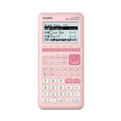 Casio FX-9750GIII Graphing Calculator, Pink - ACT & SAT Approved