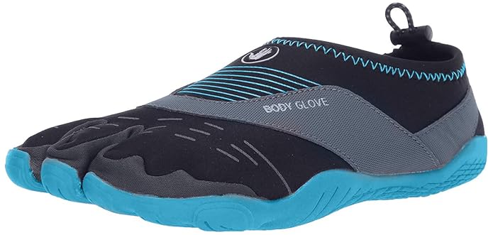 Body Glove Women's 3T Barefoot Cinch Water Shoes - Black/Oasis Blue, Size 6