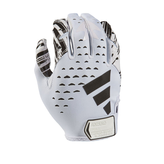 Adidas Adizero 13 Men's Football Receiver Gloves - White/Black, Small