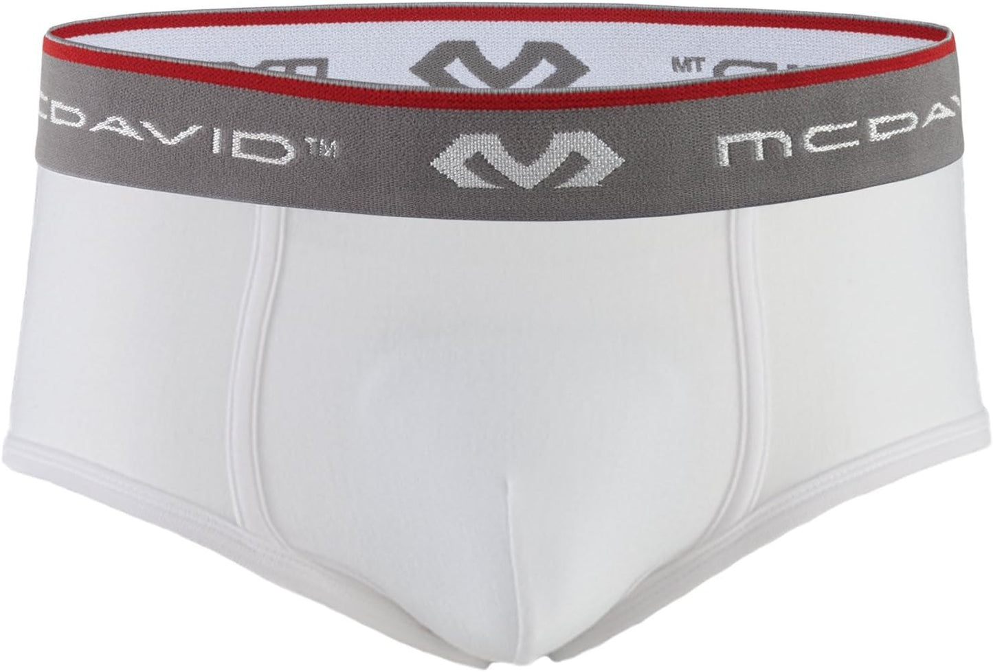 McDavid Youth Classic Athletic Brief with Flex Cup - White, Size Large