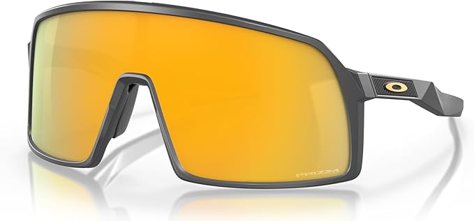 Oakley Men's Sutro S Sunglasses - Matte Carbon Frame with Prizm 24k Gold Lenses