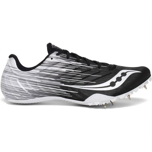Saucony Unisex Spitfire 5 Track & Field Spikes - Black/White, Size 10
