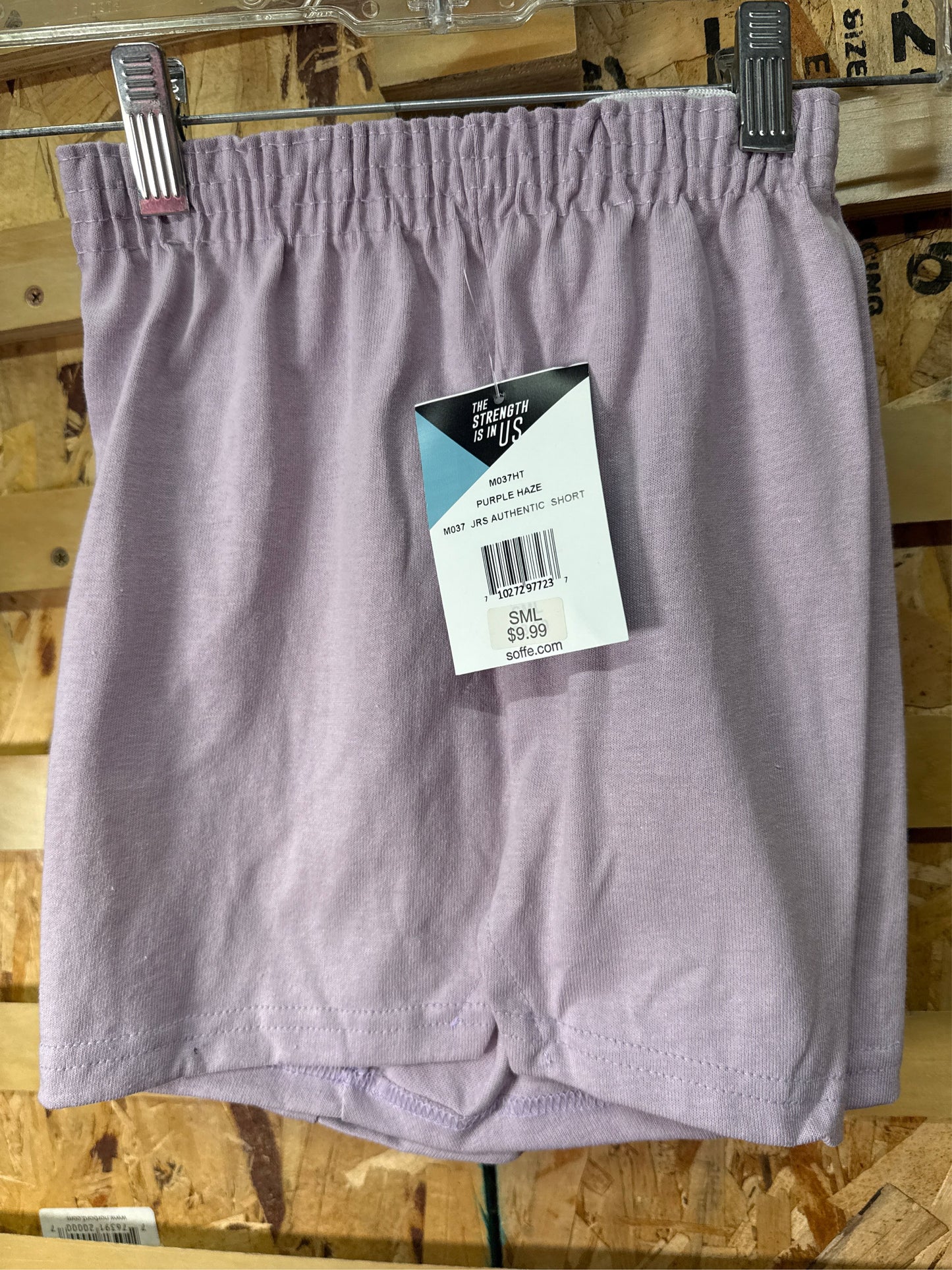 Soffe Women's Authentic Cheer Shorts - Purple Haze, Size Small