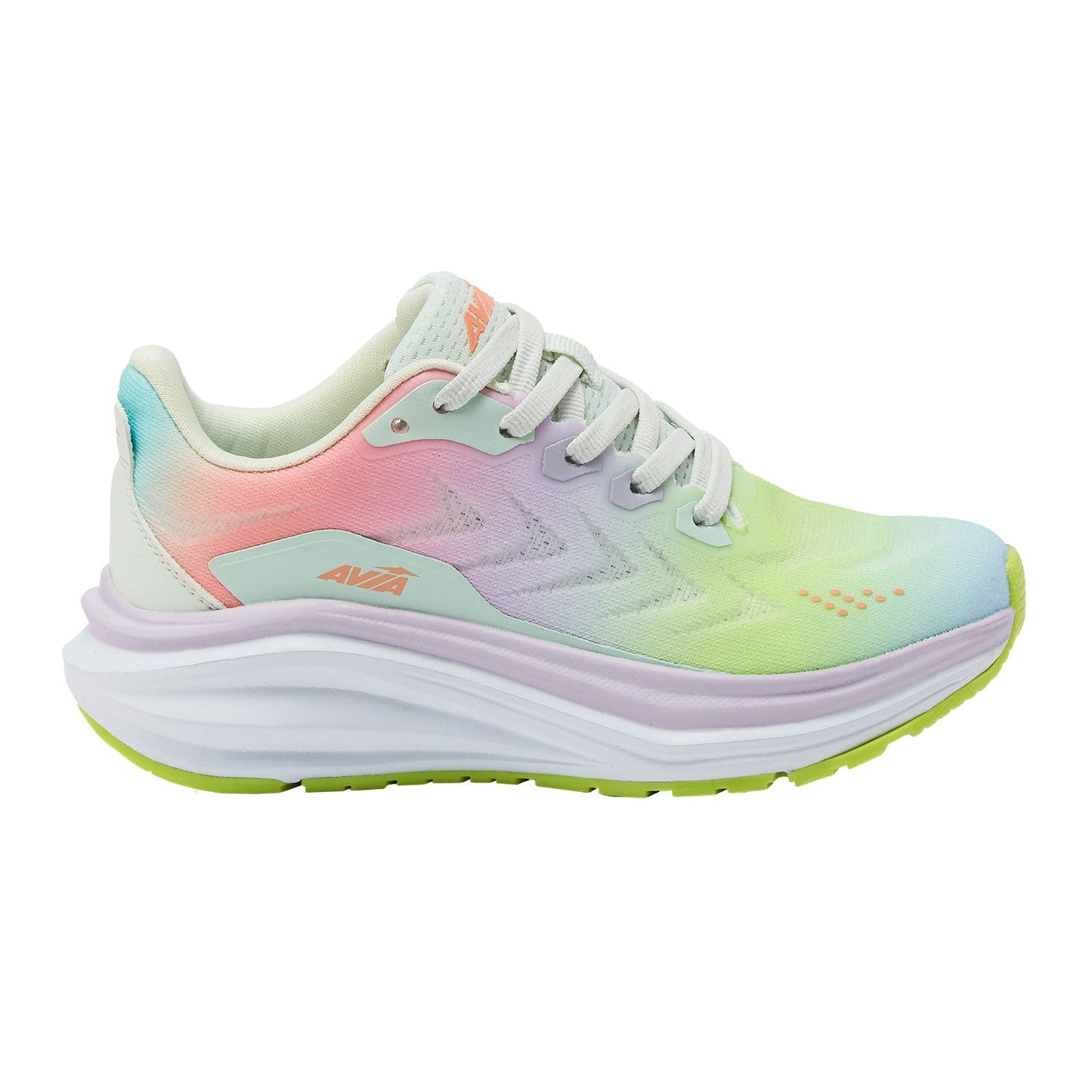 Avia Avi-Move Girls' Lifestyle Sneakers - Mint/Multicolor, Size 11