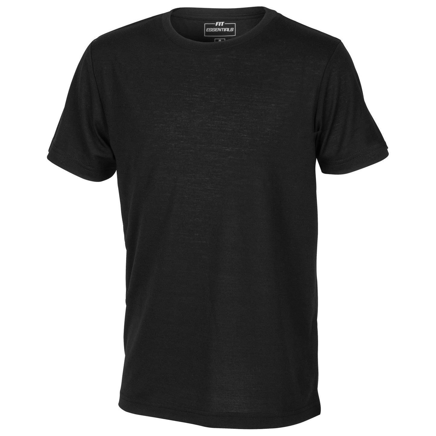 Fit Essentials Kids' Performance Tee - Black, XL