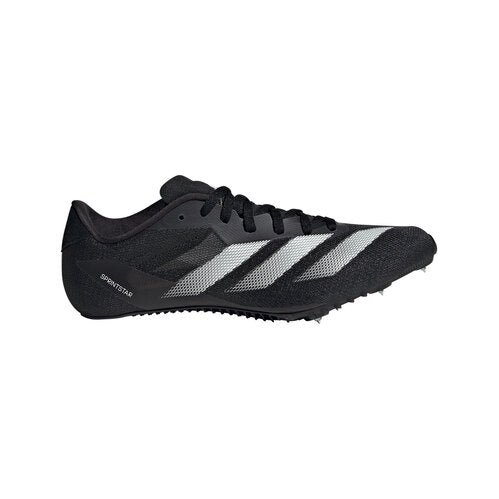 Adidas Sprintstar Unisex Track Spikes - Black/Metallic - Men's 9.5 / Women's 10.5