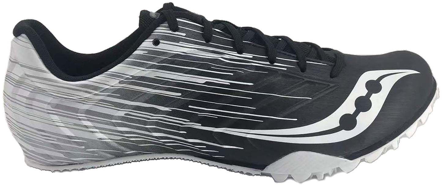 Saucony Men's Spitfire 5 Track Spikes - Black/White (Size 8.5)