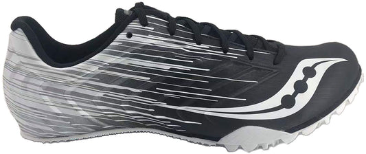 Saucony Men's Spitfire 5 Track Spikes - Black/White (Size 8.5)