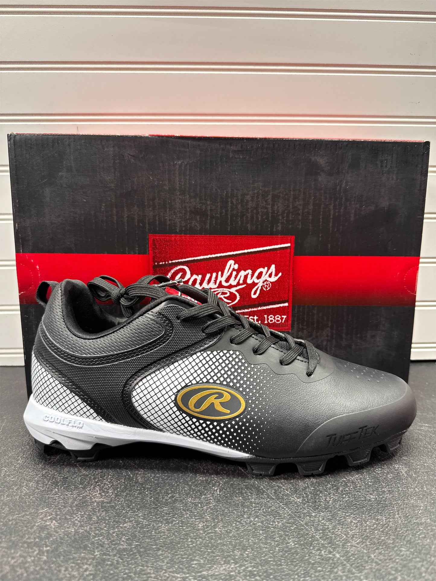 Rawlings Sanction Low Women's Softball Cleats - Black, Size 10