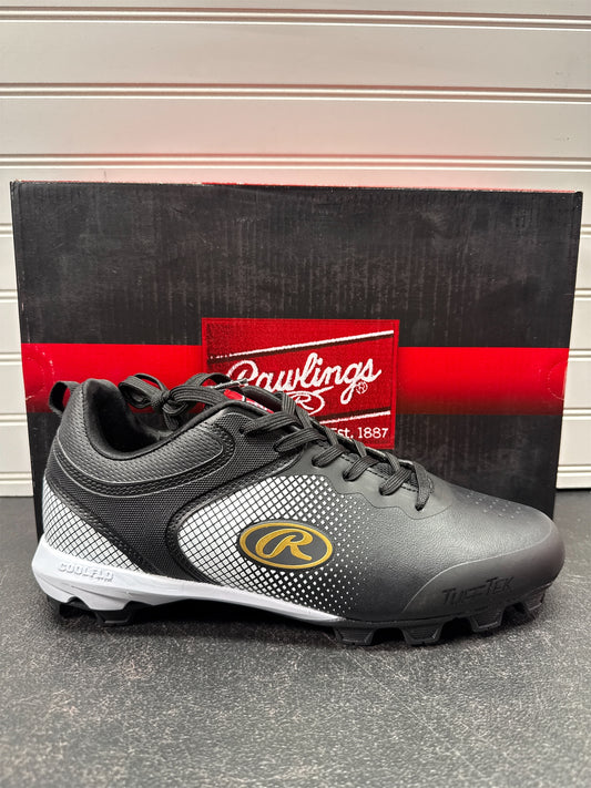 Rawlings Sanction Low Women's Softball Cleats - Black, Size 10