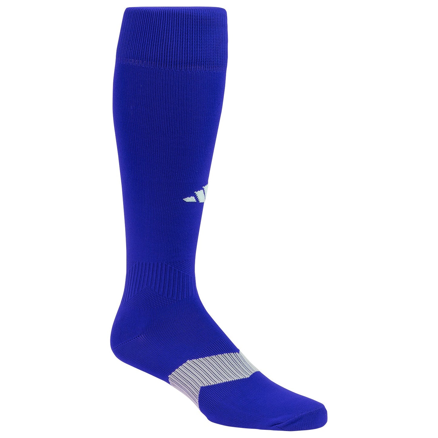 Adidas Metro VI Soccer Socks - Royal Blue/Clear Grey/White, XS
