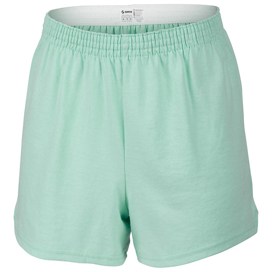 Soffe Women's Authentic Jersey Cheer Shorts - Washed Turquoise, Size S