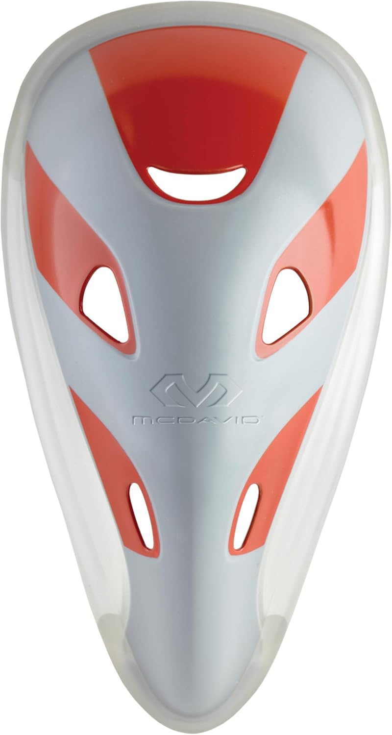 McDavid Adult Lightweight Flex Athletic Cup - Red/Gray, One Size