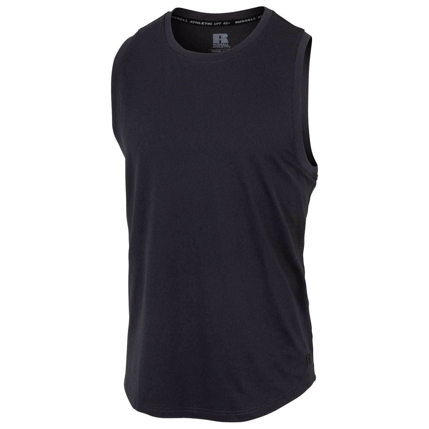 Russell Athletic Men's Elite Sleeveless Tank Top, Black Heather - 2XL