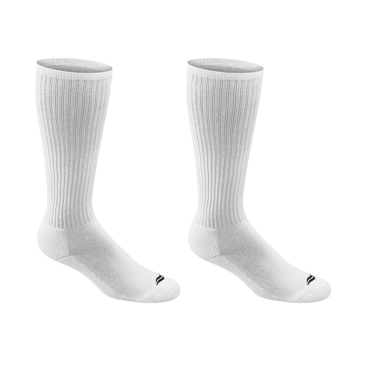 Sof Sole Youth Performance Over-the-Calf Soccer Socks, White, 2-Pack