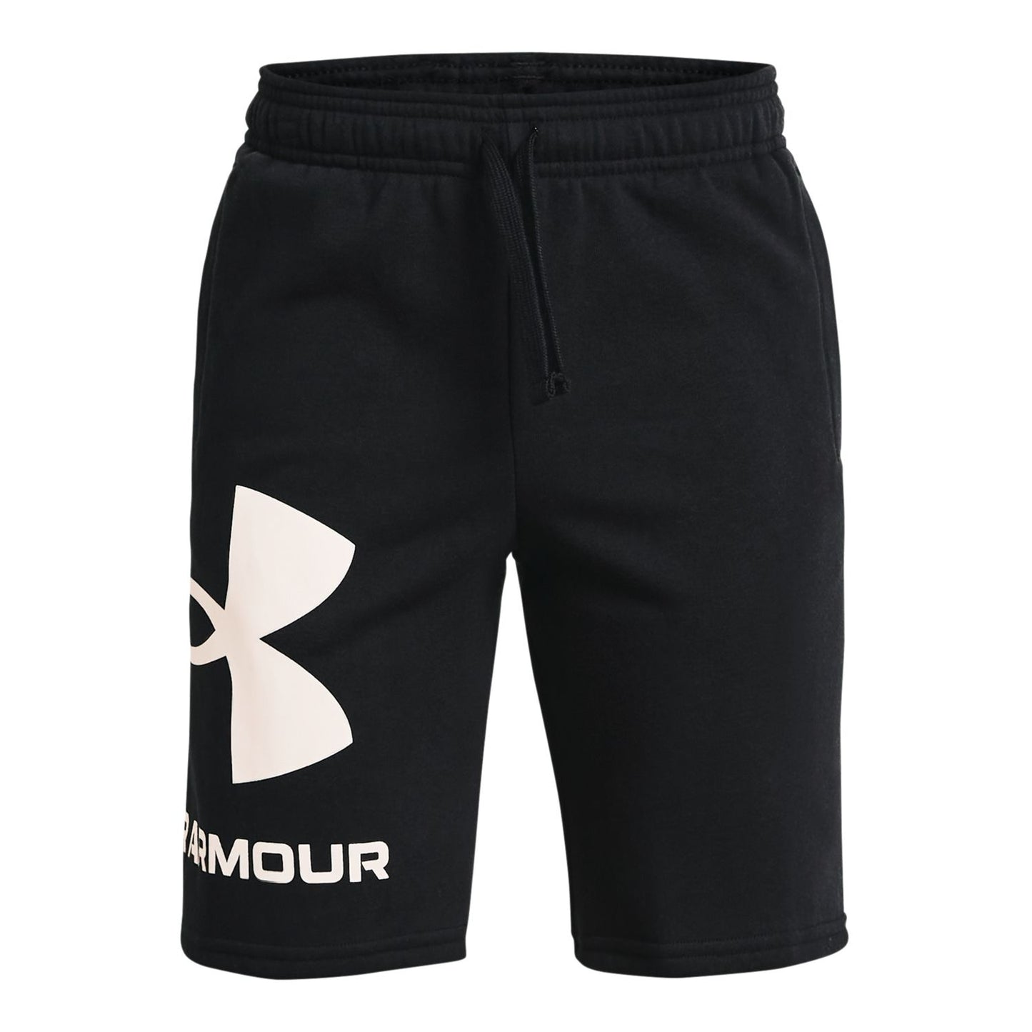 Under Armour Boys' Rival Fleece Shorts - Black, Medium
