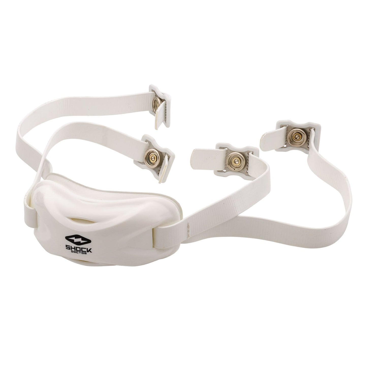 Shock Doctor Youth Core Adjustable Football Chinstrap - White