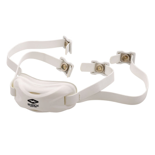 Shock Doctor Youth Core Adjustable Football Chinstrap - White