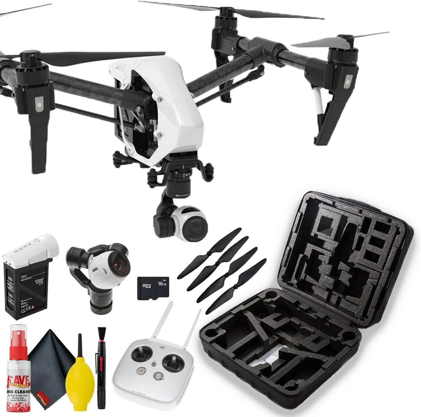 DJI Inspire 1 v2.0 Drone with 4K Camera Professional Bundle - Renewed