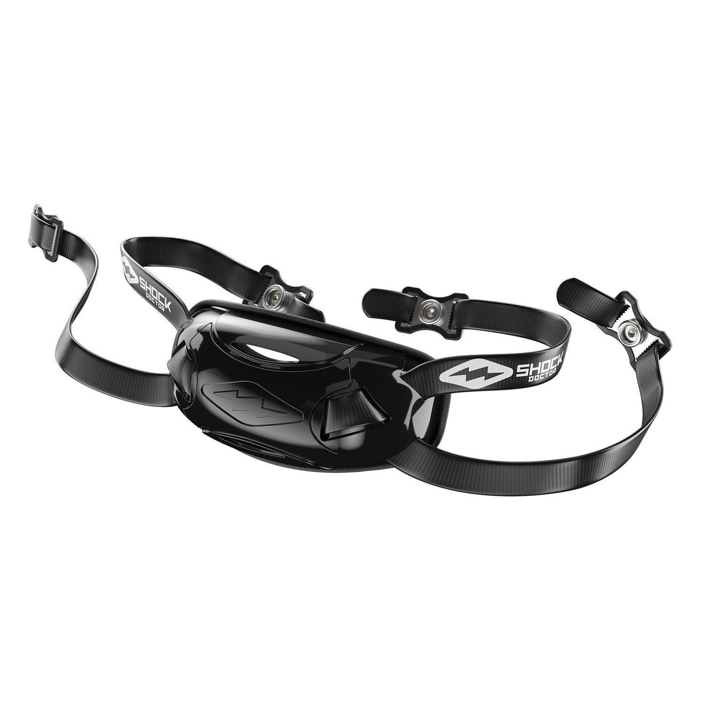 Shock Doctor Youth Showtime Football Chinstrap - Black