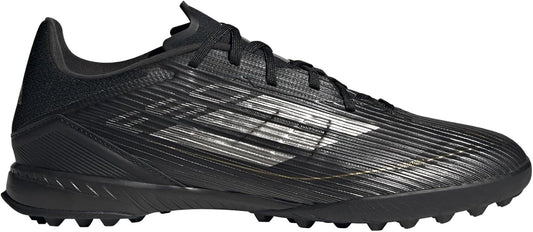 Adidas F50 League Turf Soccer Shoes - Black/Gold - Unisex 8M/9W
