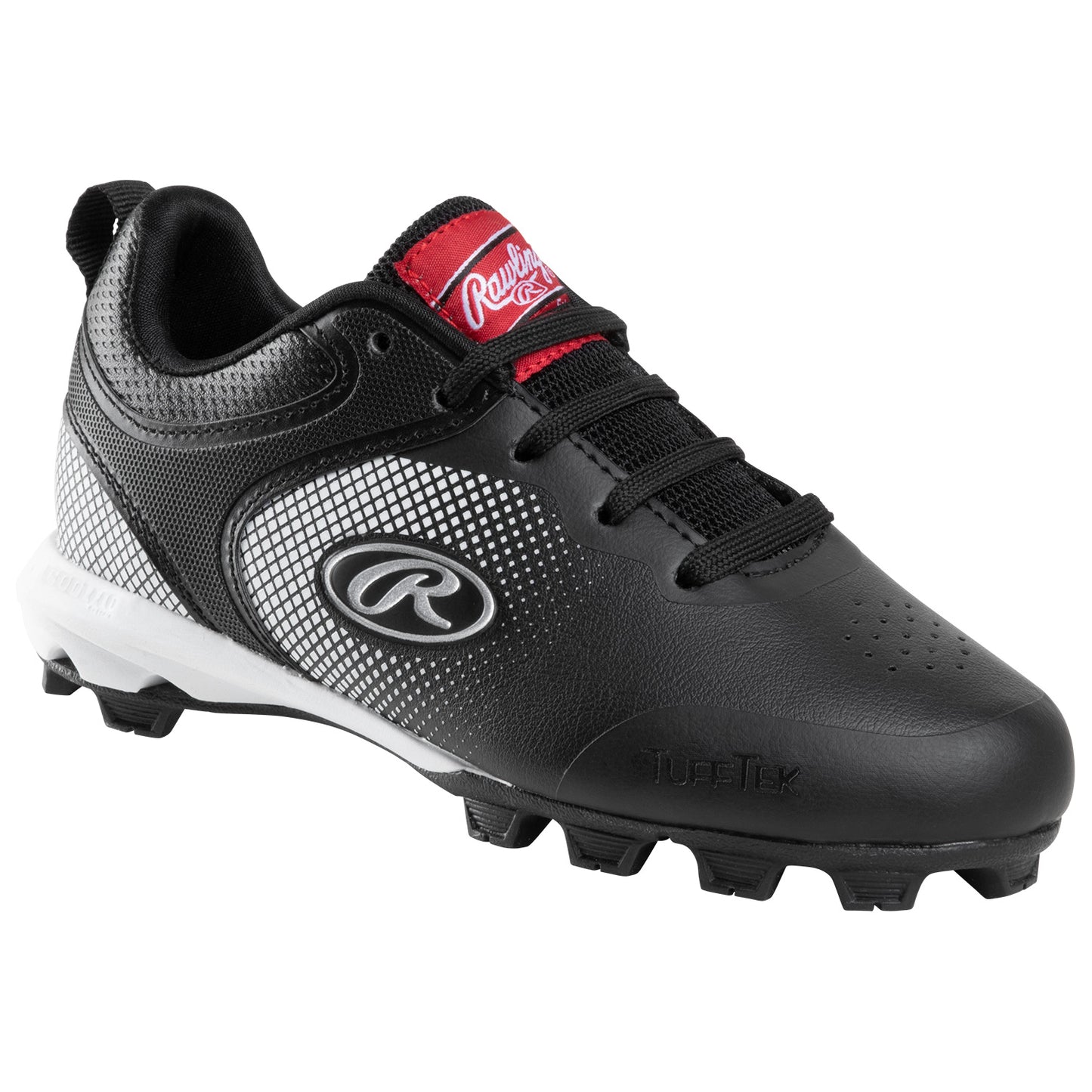 Rawlings Sanction Low Youth Baseball Cleats - Black, Size 12