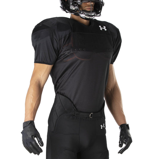Under Armour Youth Football Practice Jersey - Black, Size Small