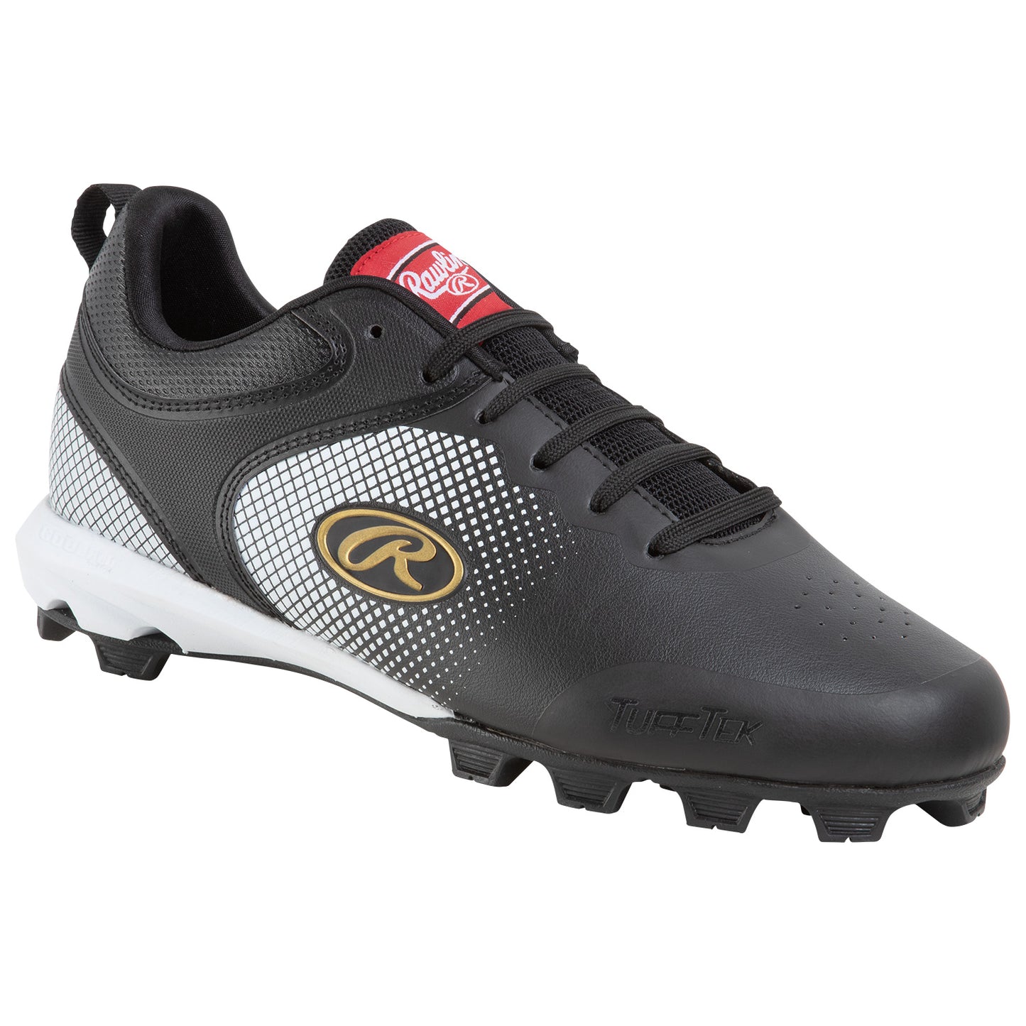 Rawlings Sanction Low Men's Baseball Cleats - Black/White, Size 11.5