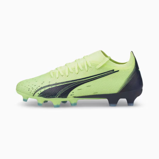 Puma Women's Ultra Match FG/AG Soccer Cleats - Fizzy Light/Parisian Night, Size 9