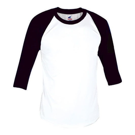 Champro Youth Dri-Gear Baseball/Softball Shirt - White/Black, Medium