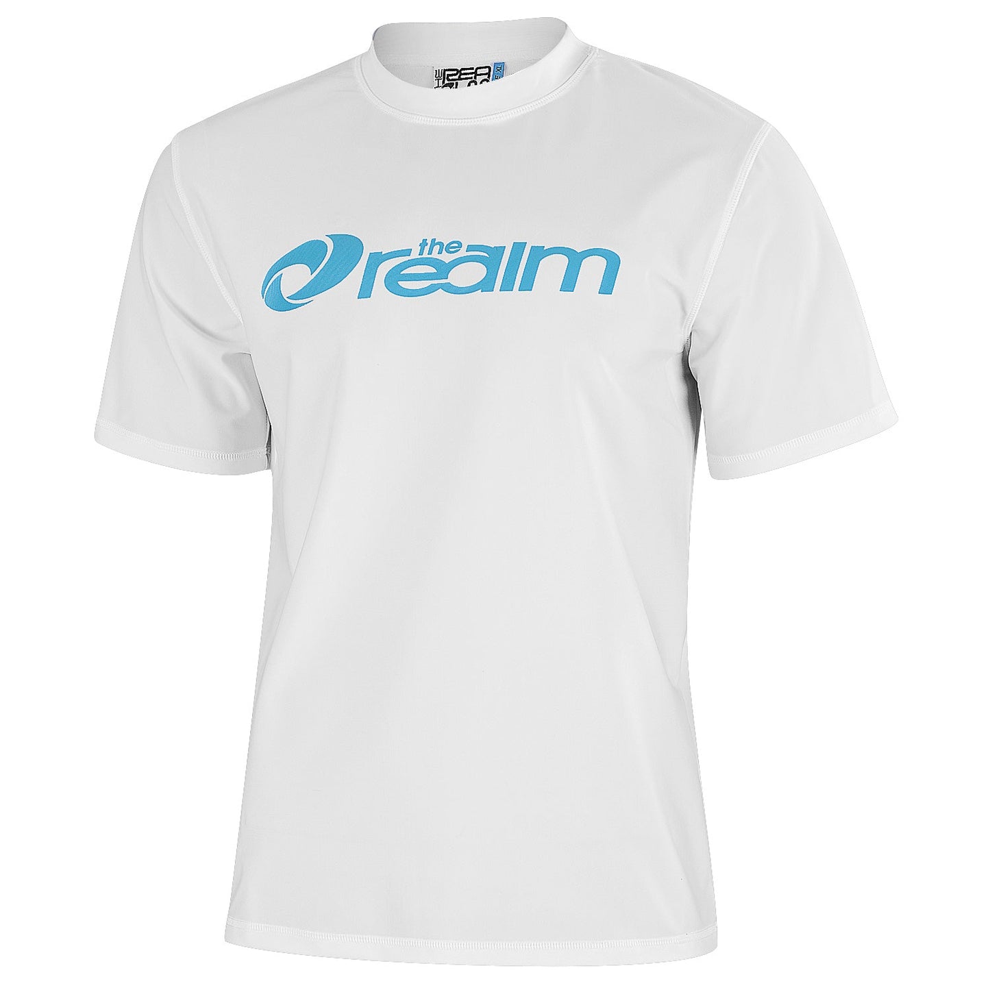 The Realm Men's Short-Sleeve Swim Tee, White - Size Medium