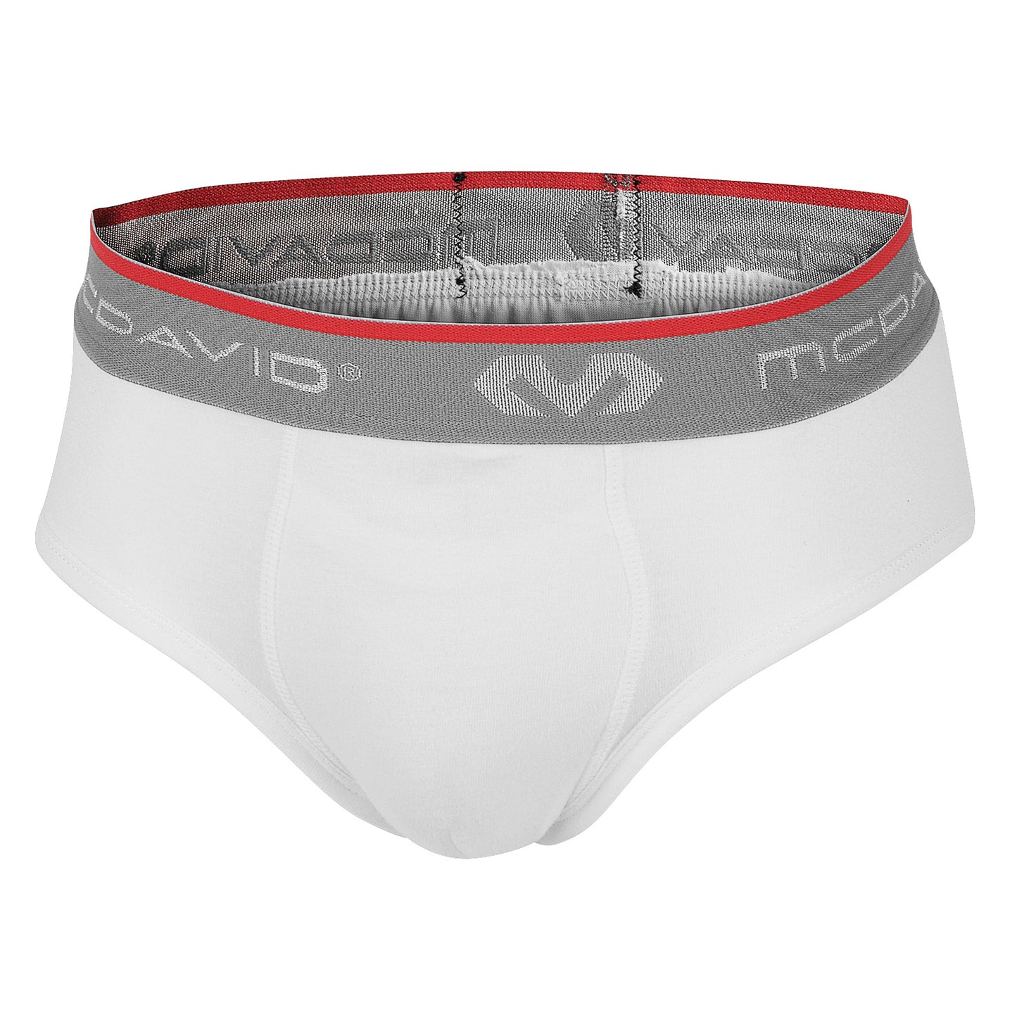 McDavid Youth Classic Athletic Briefs with Soft Cup - White, Youth Regular