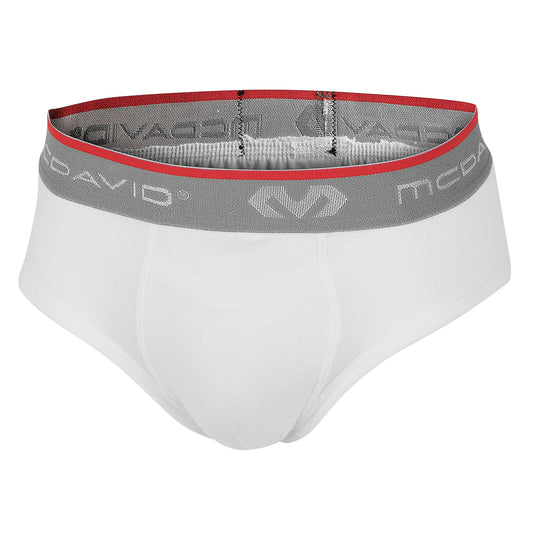 McDavid Youth Classic Athletic Briefs with Soft Cup - White, Youth Regular