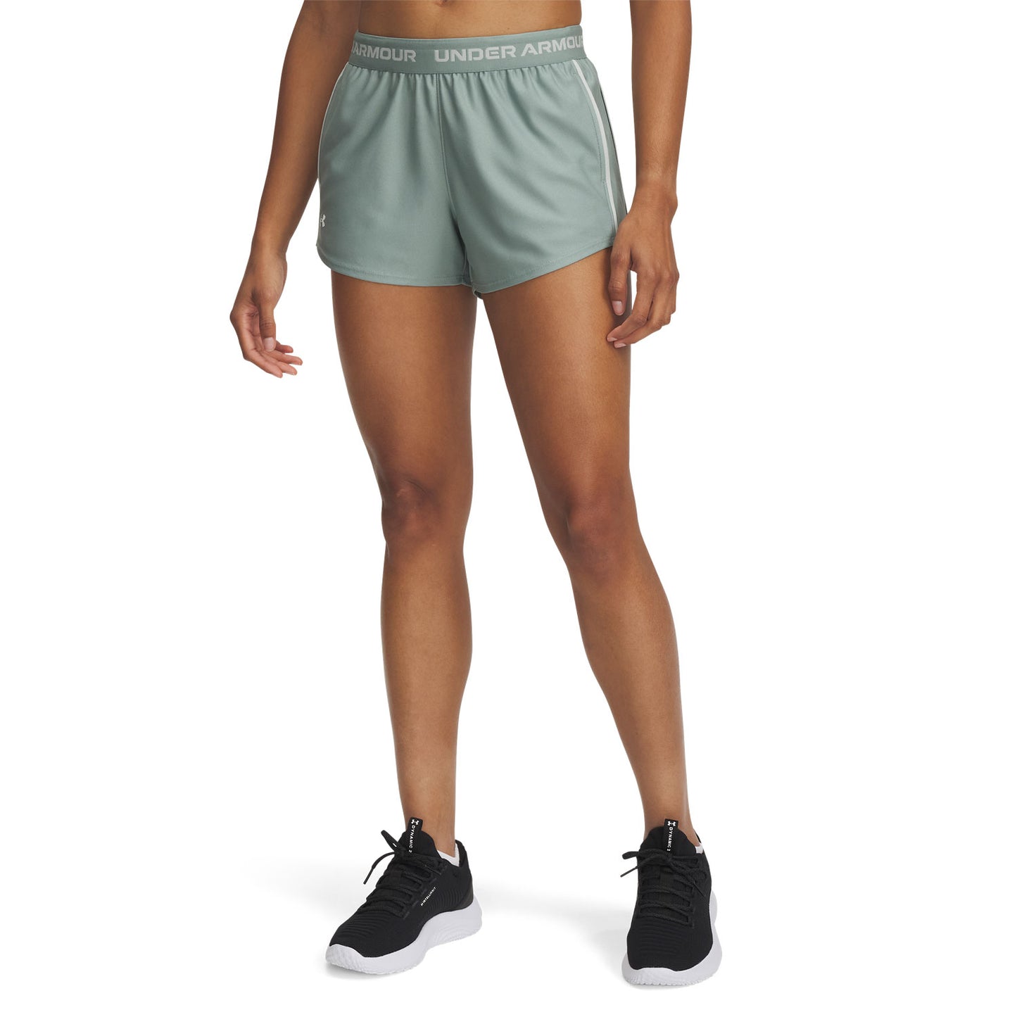 Under Armour Women's Play Up Shorts - Green, Size Large