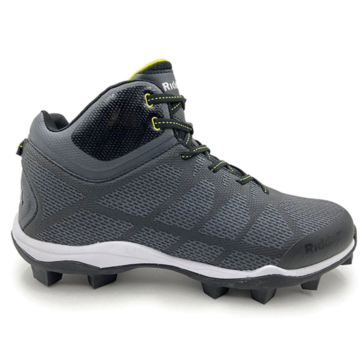Riddell Generator Mid Men's Football Cleats - Black, Size 7.5
