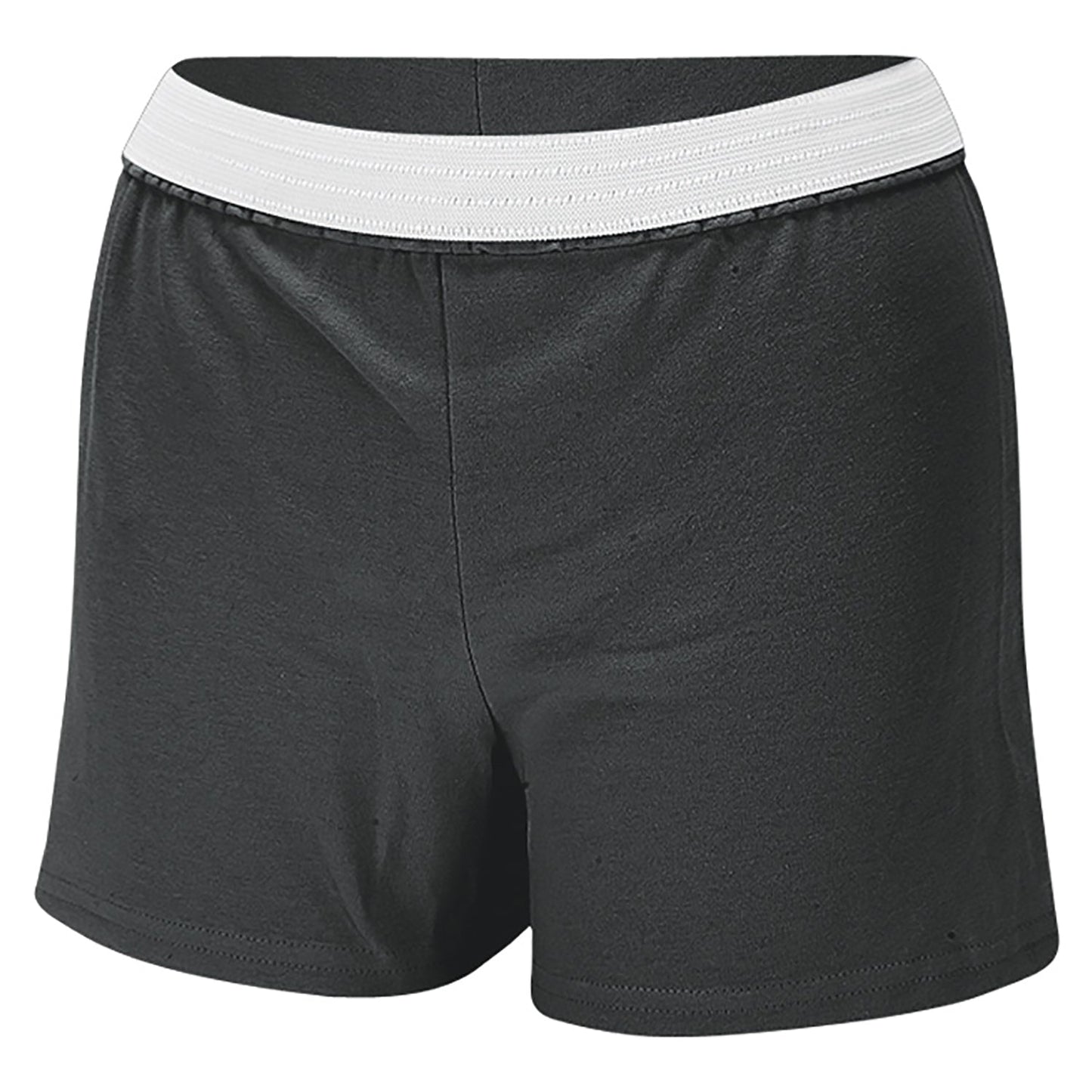 Soffe Women's Polyester Jersey Blend Cheer Shorts - Black, Small